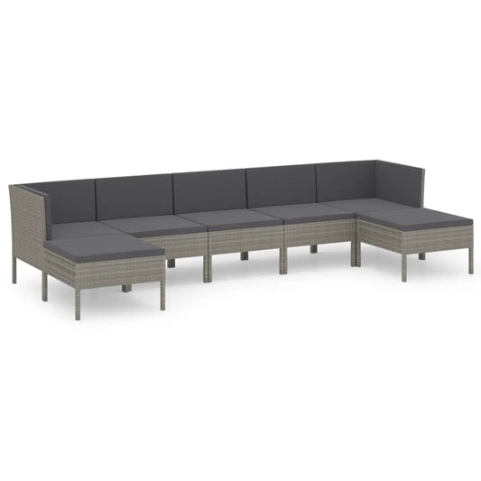 Garden Lounge Set Grey