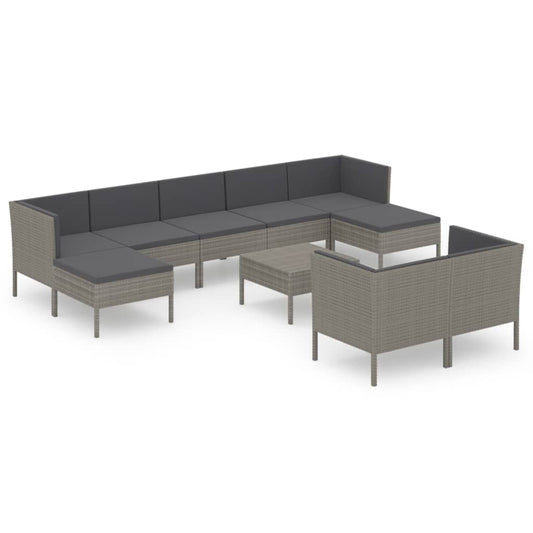 Garden Lounge Set Grey