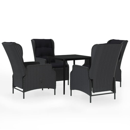 Garden Dining Set Dark Grey