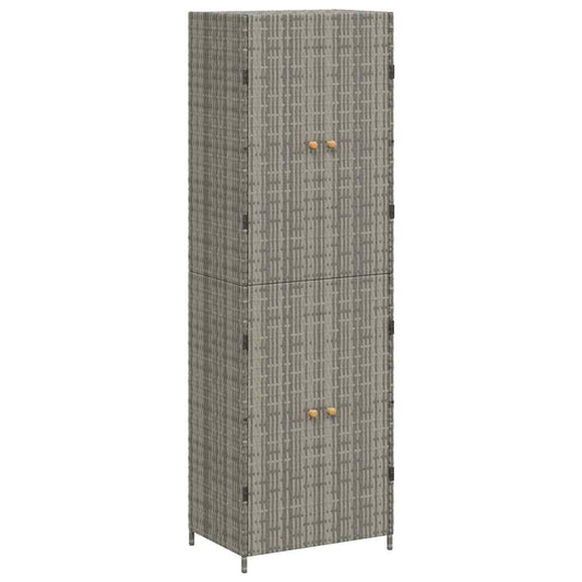 Garden Storage Cabinet Gray