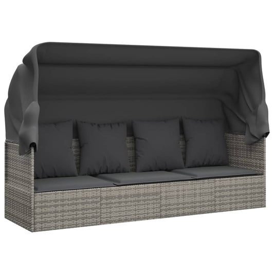 Outdoor Lounge Bed Grey