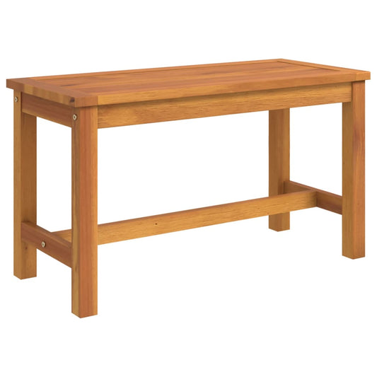 Garden Bench Natural wood color Solid acacia wood Compact