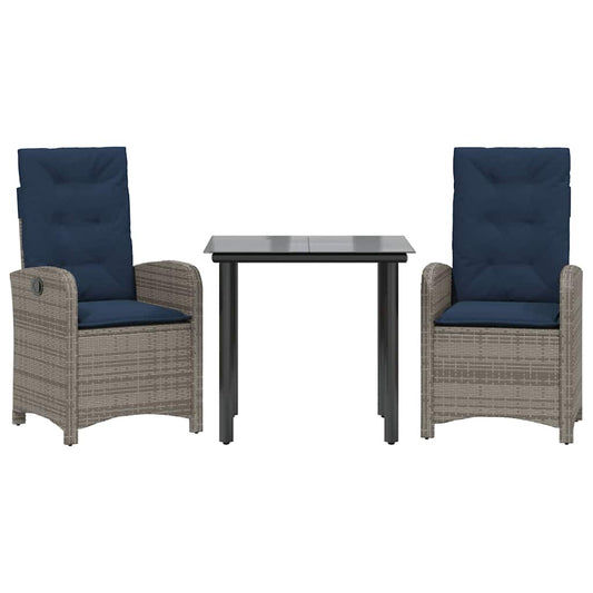 Garden Dining Set Grey