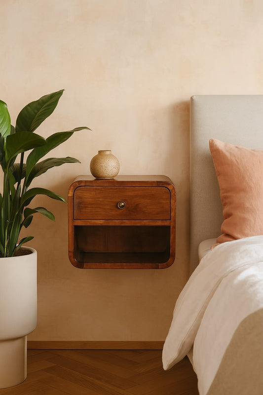 Mini Curve Floating nightstand