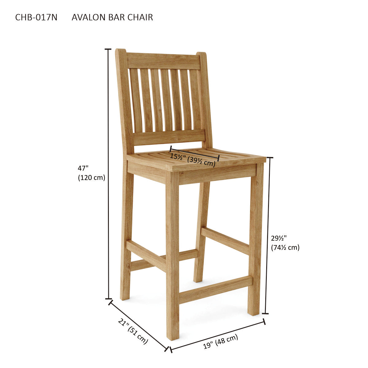 AVALON BAR CHAIR