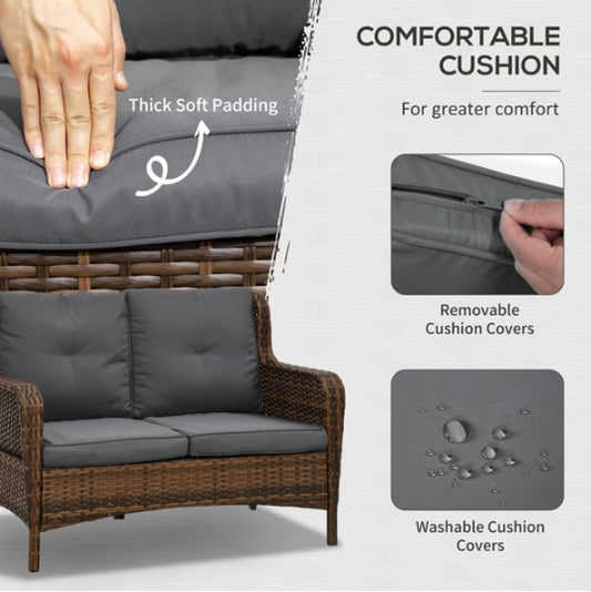Pieces Patio Furniture Set