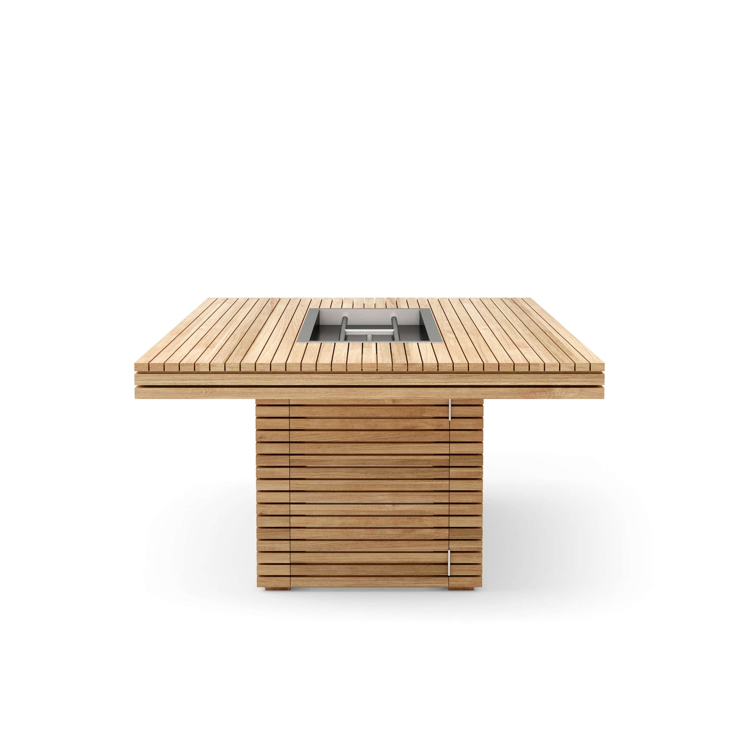 LOUVRE RECTANGULAR FIREPLACE COFFEE TABLE