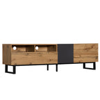 Modern TV Stand For 80'' TV, Double Storage, Media Console, Entertainment Center