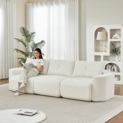 Chenille Sofa for Living Room - 109" Large Modern 3-Seater