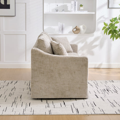 83.86" Wide Modern Casual Sofa