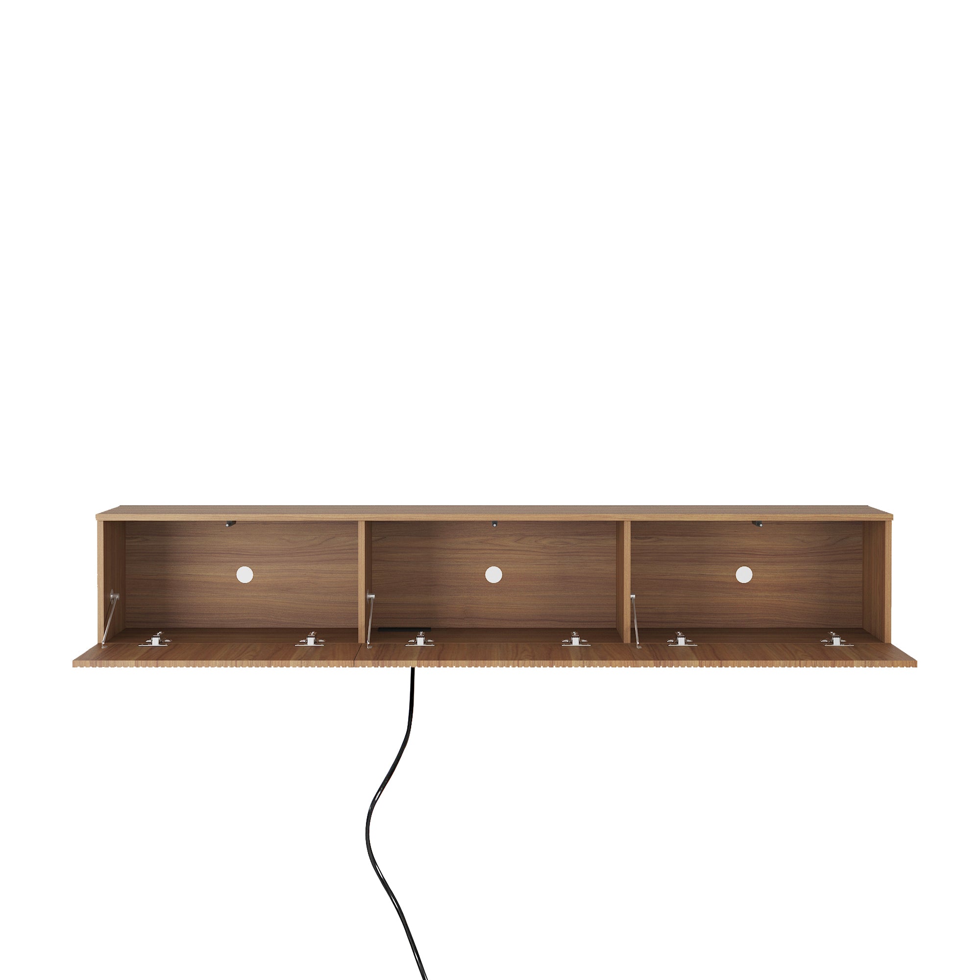 Floating TV Stand Wall Mounted With 16 Color LEDs,69 Modern TV Stand, Floating TV Cabinet Entertainment Center For 55 60 65 Inch