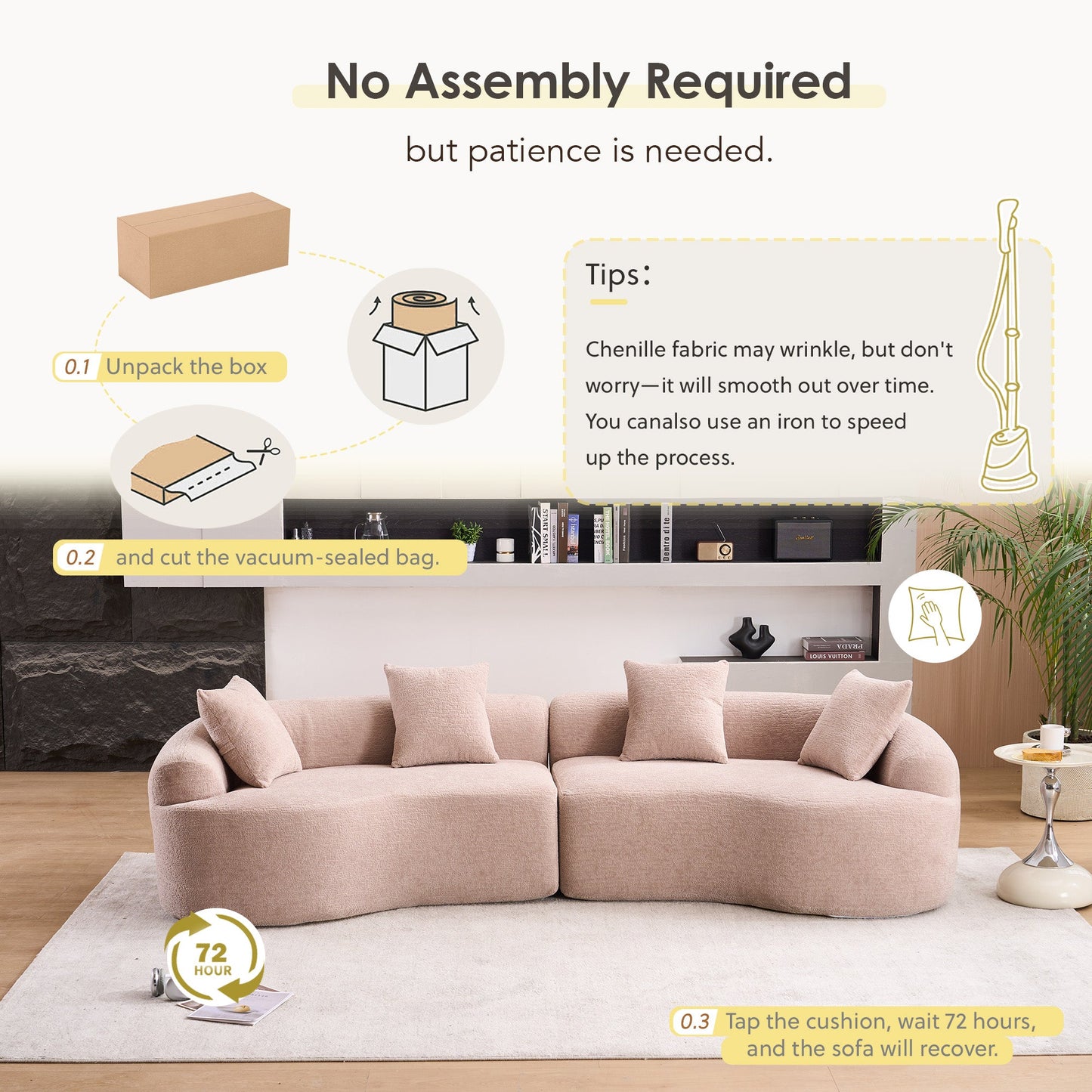 LY-025 Modular Sleeper Sectional Sofa