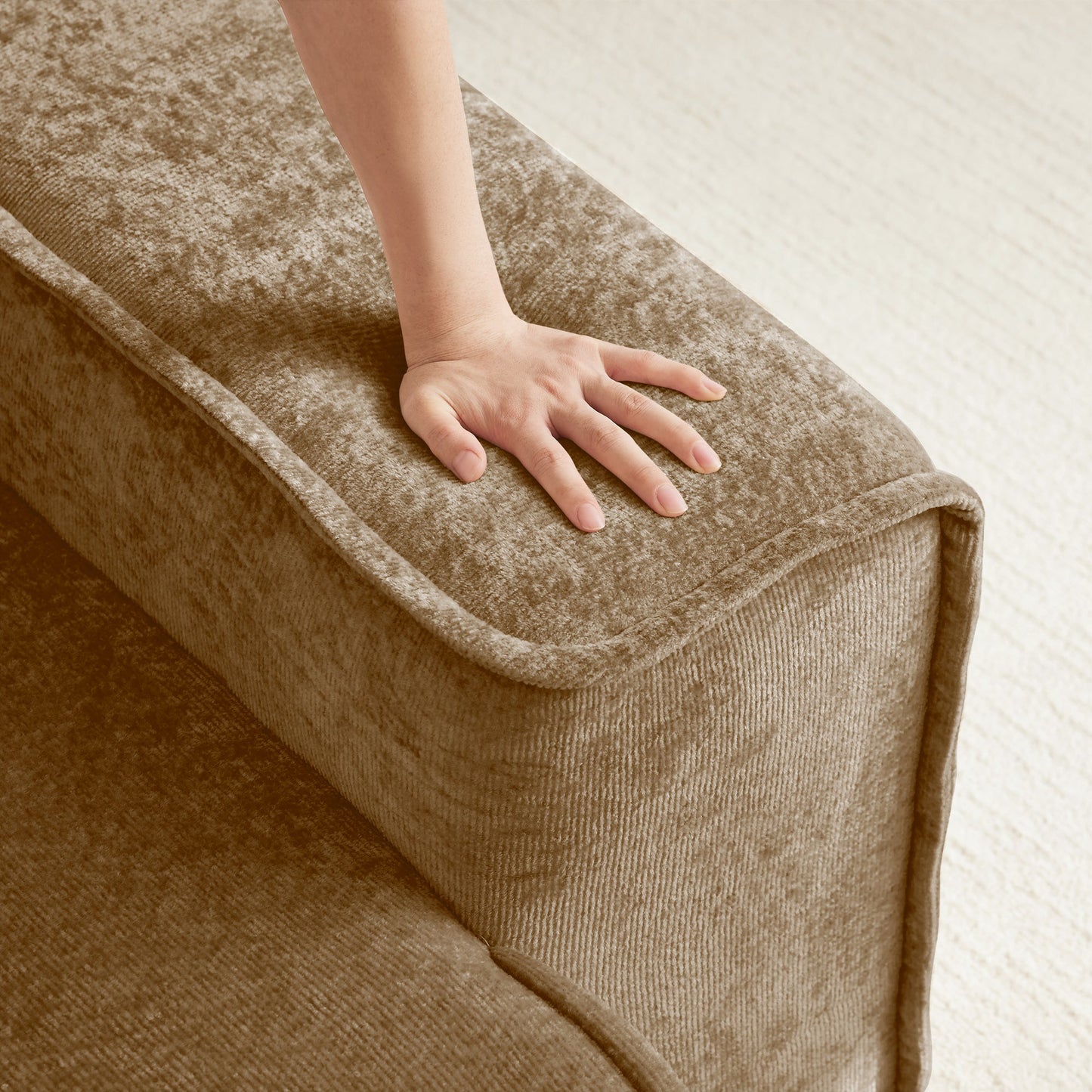 Streamlined Design Modular 4 Seat U Shape Sectional Sofa