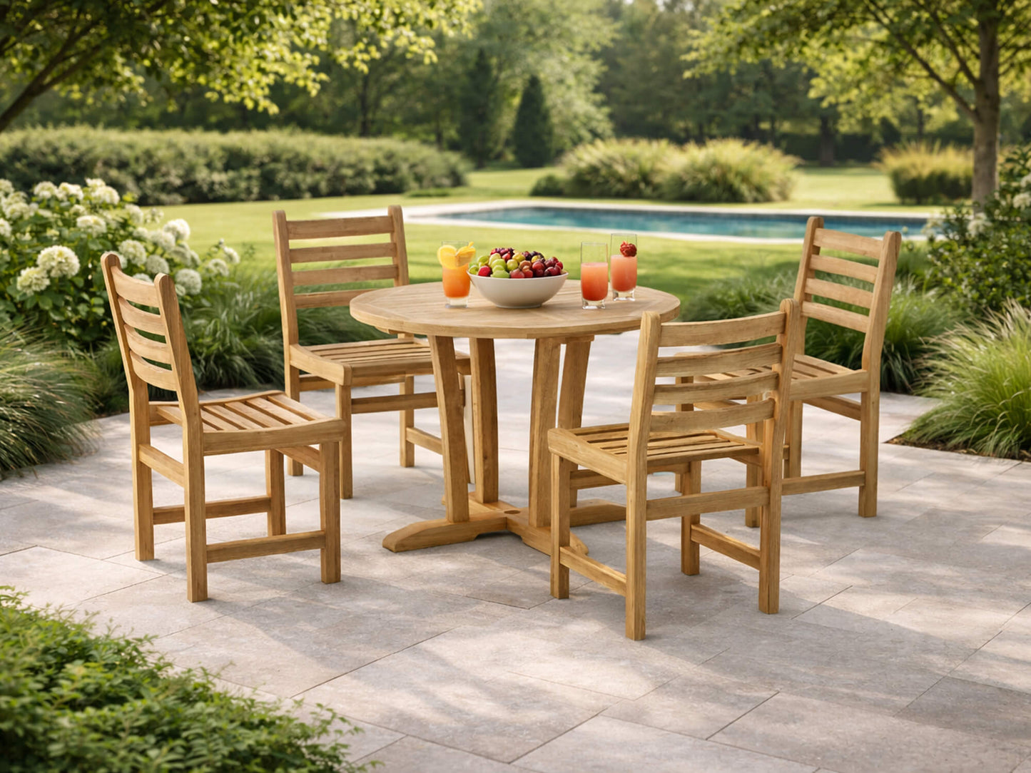 DESCANSO WINDHAM 5-PC DINING TABLE SET