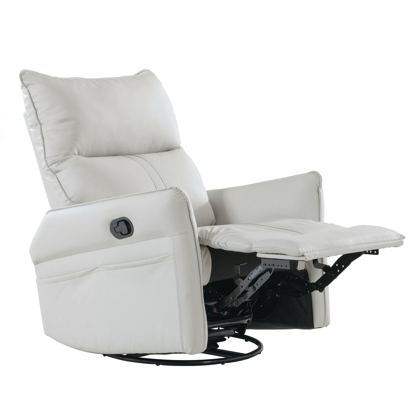 360  Swivel Rocking Recliner Chair, Nursery Glider, Modern Small Rocker