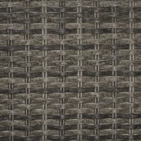 Patio Bistro Set, Porch Furniture With 360 Rotation & Rocking Function,, Gray