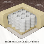 Power Lift Recliner Chair with Massage and Heat, Electric Lift Chair with Side Pockets for Elderly, Brown