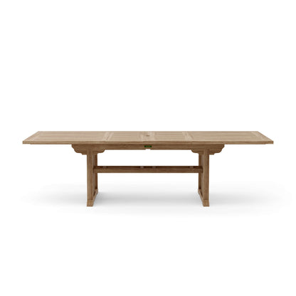 SAHARA 106″ RECTANGULAR DOUBLE EXTENSION TABLE