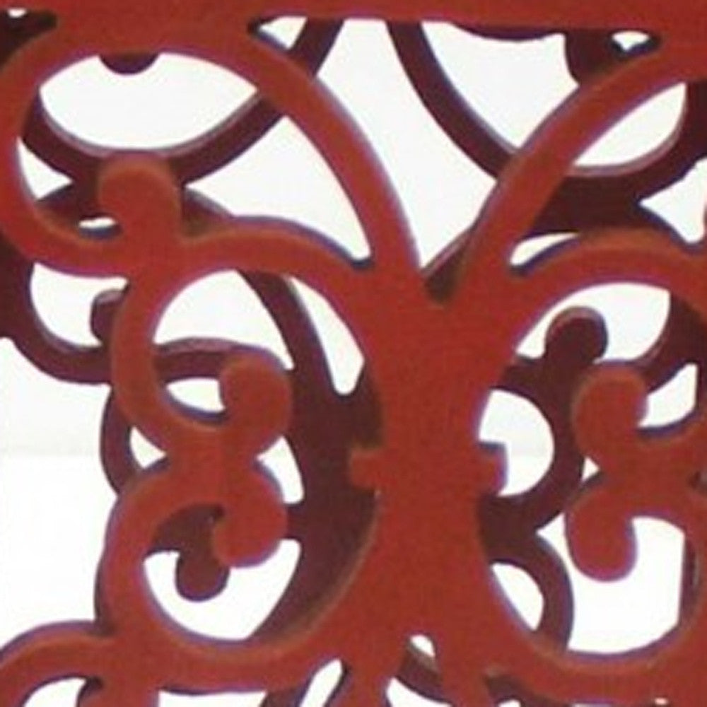 16" Red Wood End Tables