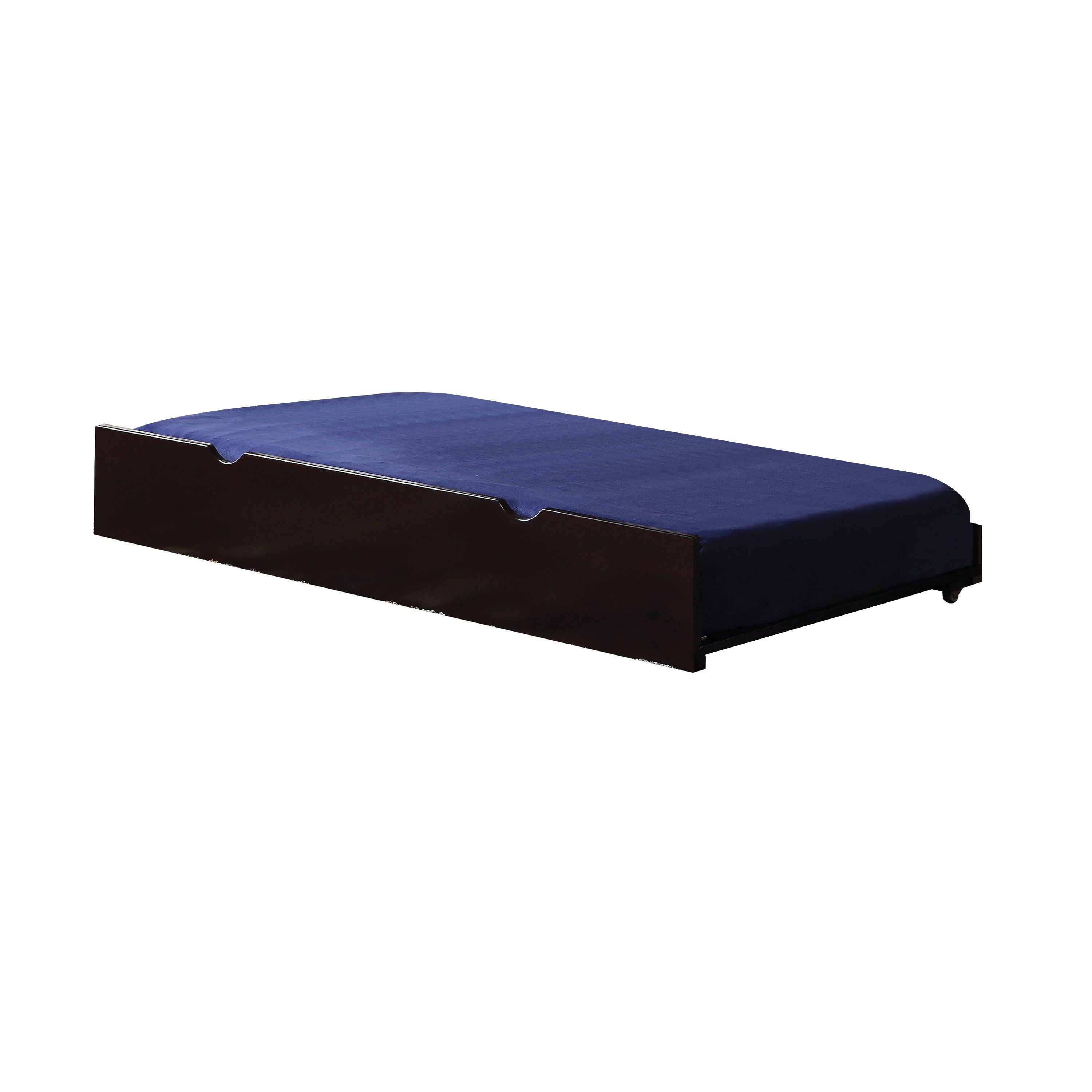 Deep Brown Pull Out Trundle for Under Bed