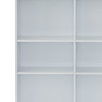 47" White Wood Rectangular Bar Table