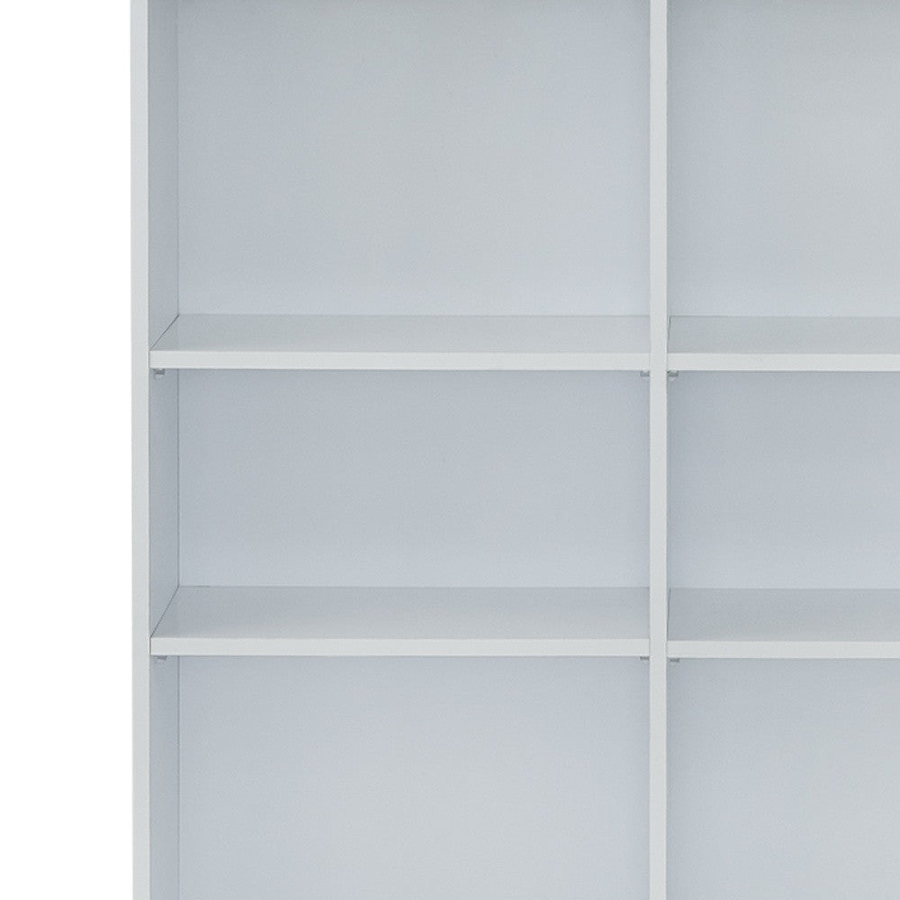 47" White Wood Rectangular Bar Table