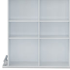 47" White Wood Rectangular Bar Table