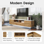 Modern TV Stand For TVs Up To 80'' , Media Console With Multi-Functional Storage, Entertainment Center  With Door Rebound Device, TV Cabinet For Living Room,Bedroom