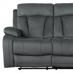 40" Modern Grey Fabric Sofa