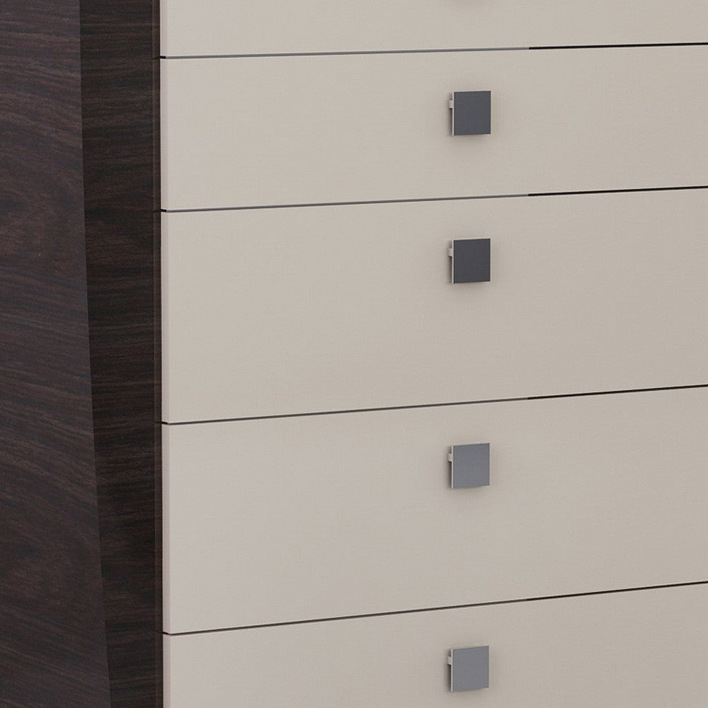 48" Refined Beige High Gloss Chest