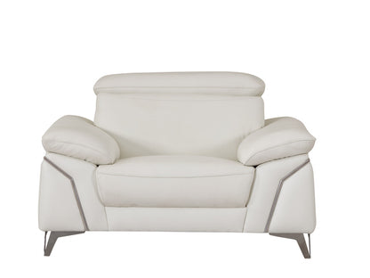 51" Gray Chair and a Half