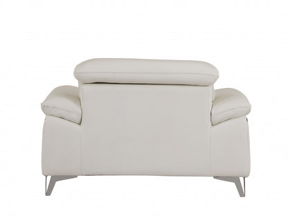 51" Gray Chair and a Half