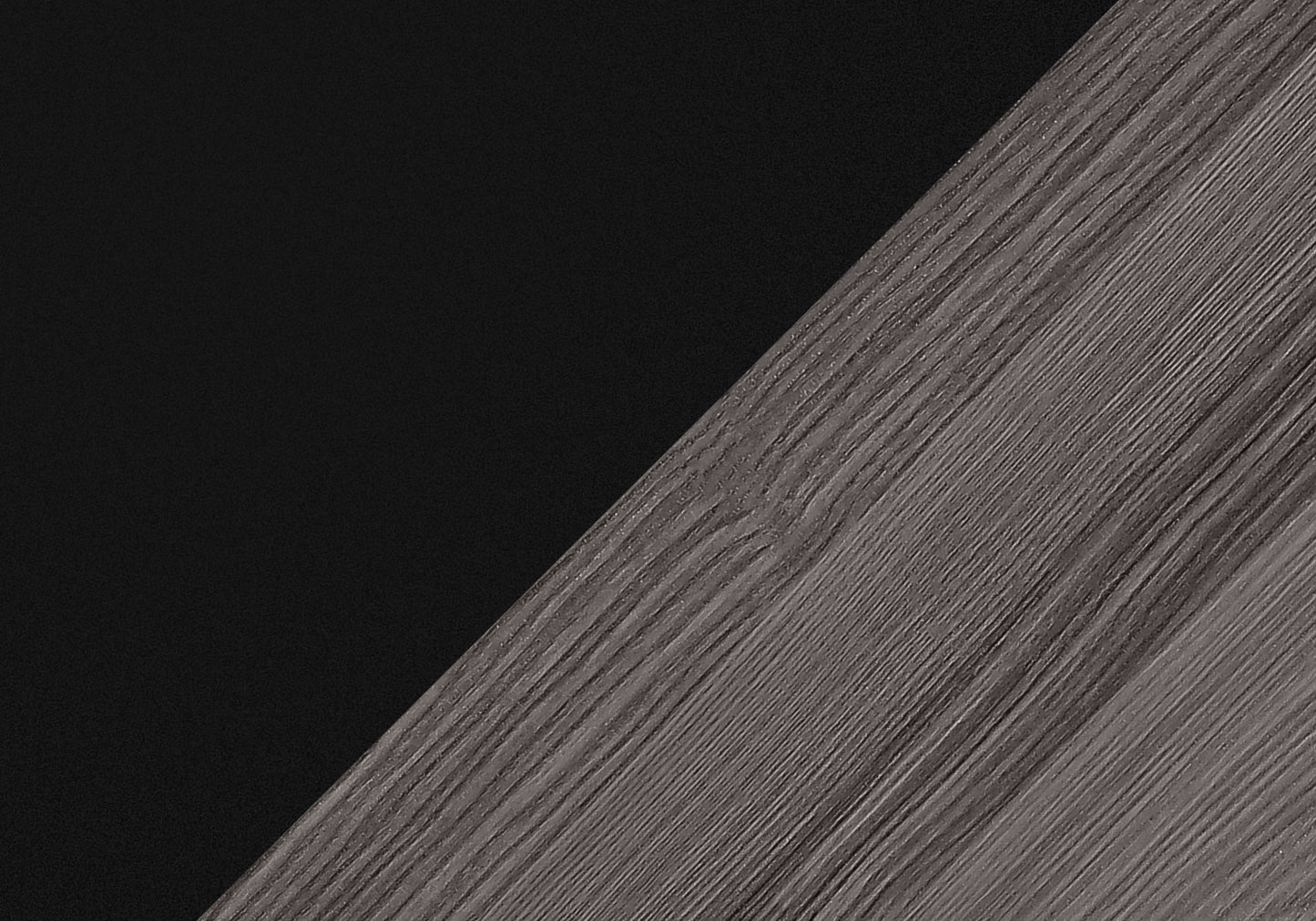 24" Gray and Black Wood Floor Shelf End Table With 6