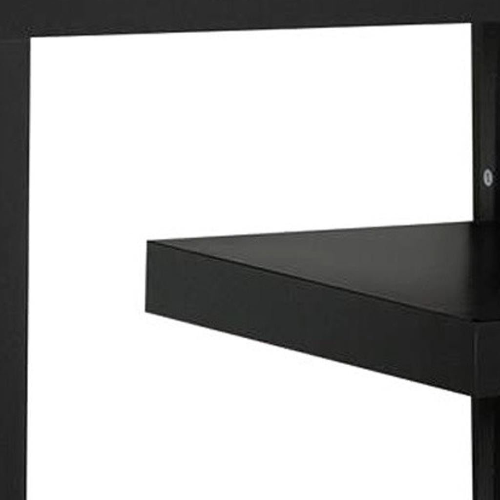 60" Dark Brown Cabinet Enclosed Storage TV Stand