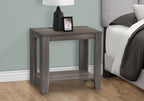 24" Gray Console Table With Storage