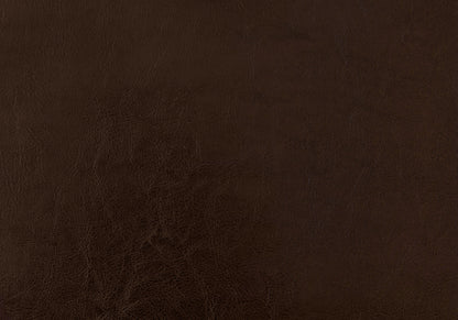 Brown Twin Tufted Upholstered Faux Leather Bed Frame
