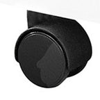 25" White Particle Board Filing Cabinet With Drawers