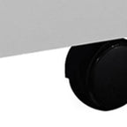 25" White Particle Board Filing Cabinet With Drawers