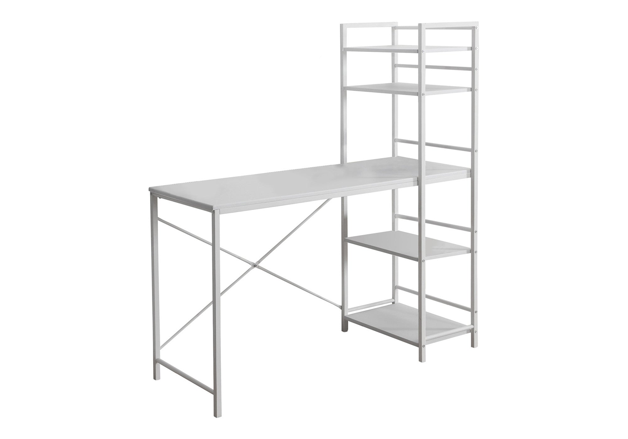 19" White Computer Desk