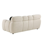 64.96 Length ,35.83inch Deepth ,human Body Structure For USA People, Marshmallow Sofa,boucle Sofa ,2 Seater, BEIGE BOUCLE