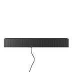 Floating TV Stand Wall Mounted With 16 Color LEDs,Modern TV Stand, Floating TV Cabinet Entertainment Center For 55 60 65 Inch TV,Black