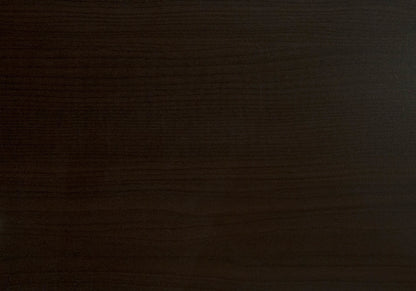 24" Dark Brown and Black Computer Desk