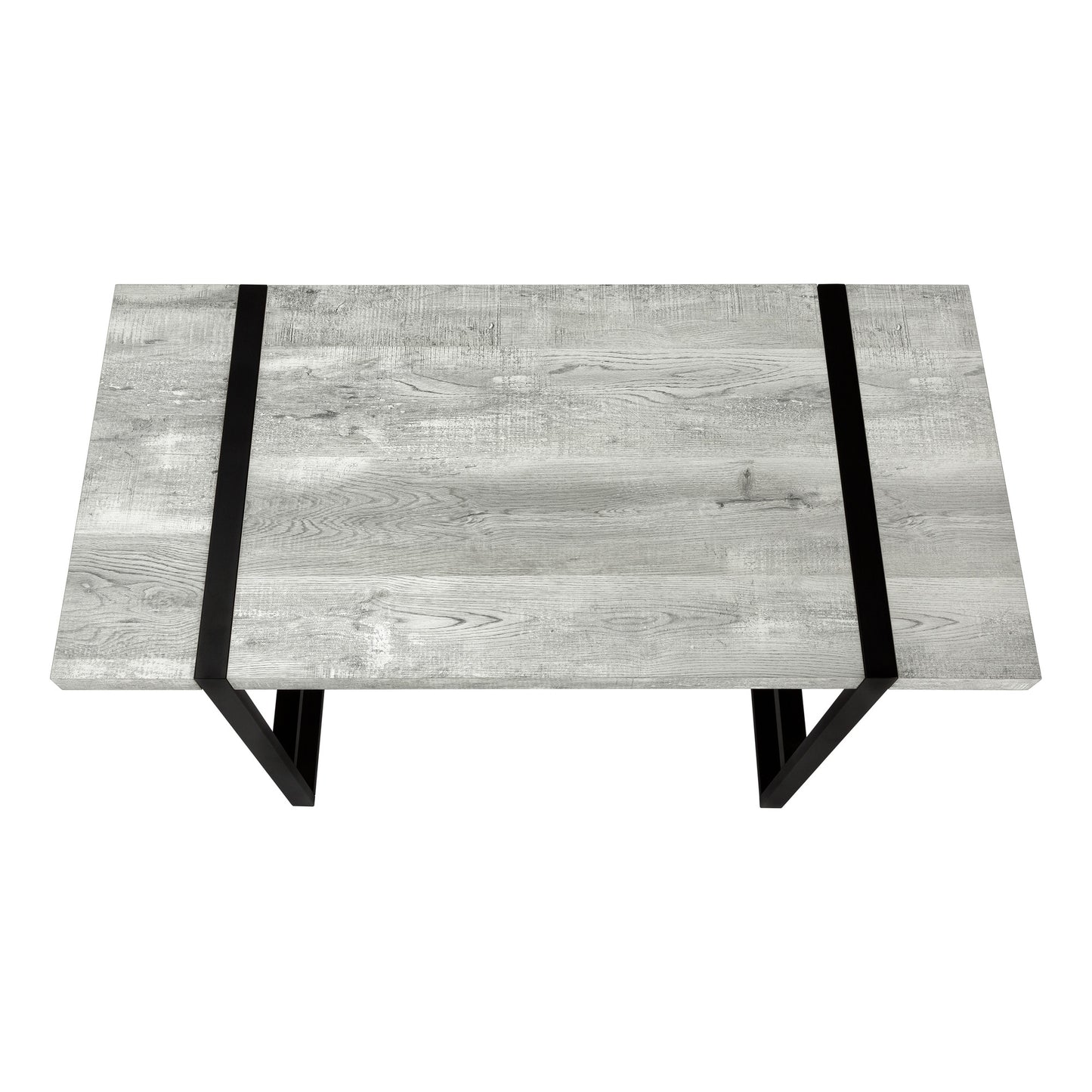 24" Gray and Black Computer Desk