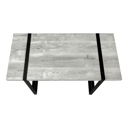 24" Gray and Black Computer Desk