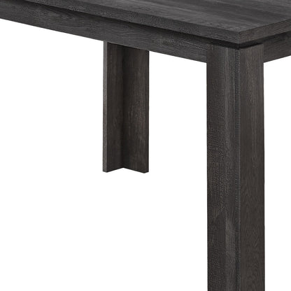 47" Black Dining Table