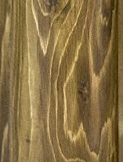 Natural Vintage Brown Finish Cedar Log Double Headboard