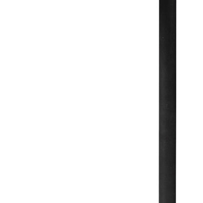 27" Black And White Marble Round End Table