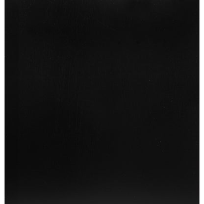 25" Black Wood Three Drawer Nightstand