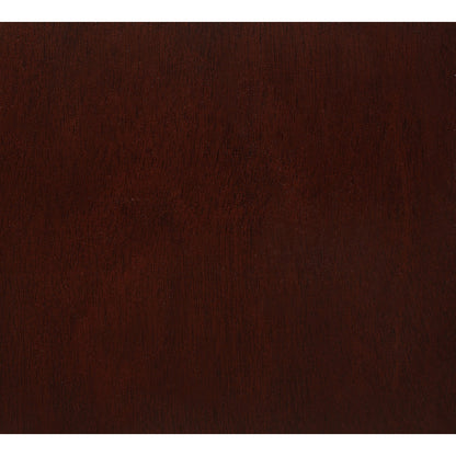 25" Merlot Wood Three Drawer Nightstand