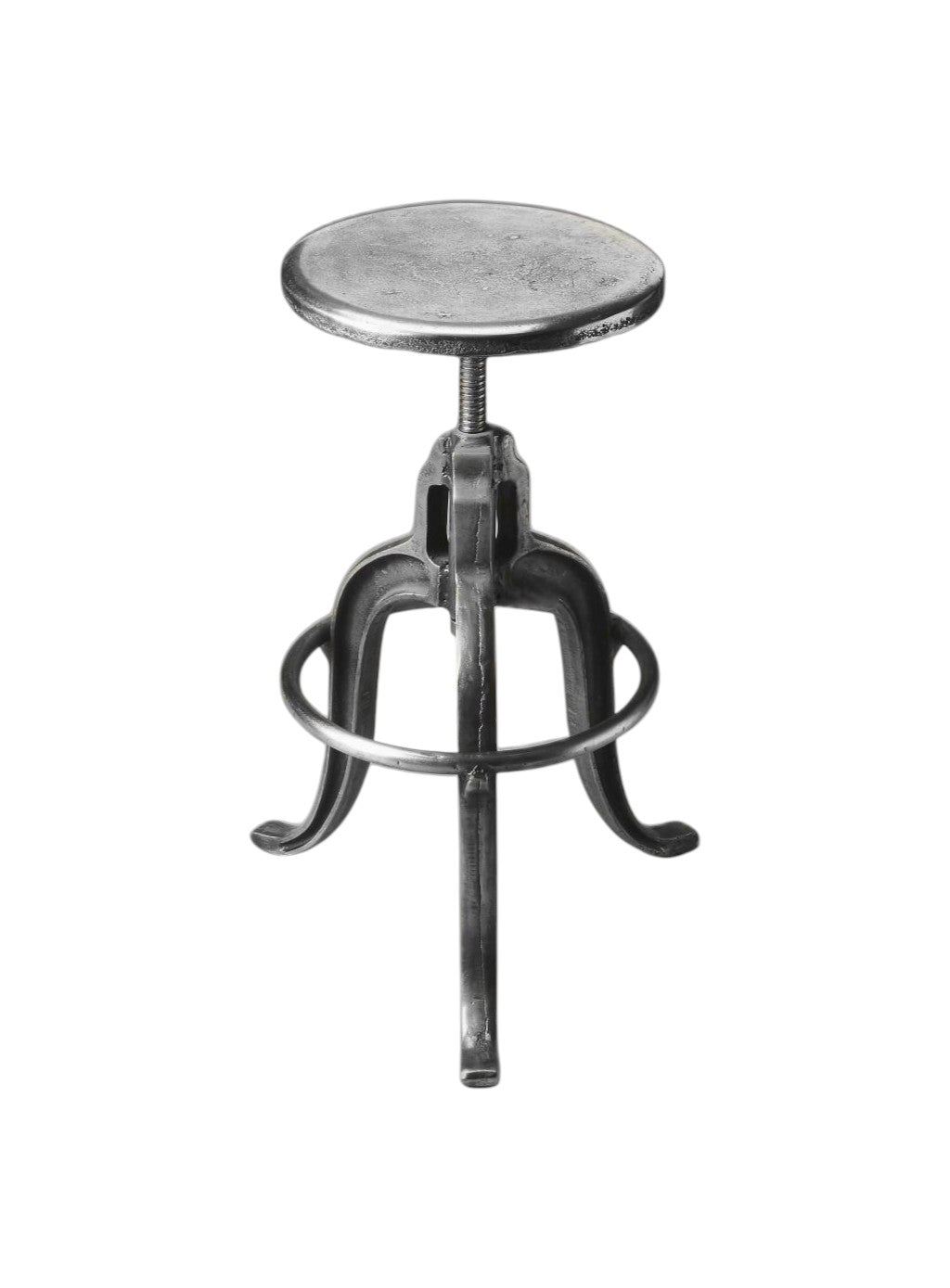 Iron Backless Swivel Bar Chair